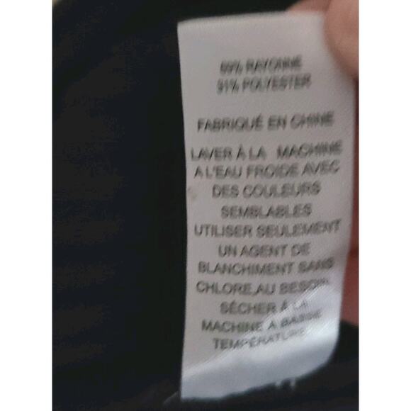 Cali‎ Be Full Zip Cardigan Sweater Women Medium Navy Blue Stripe Preppy Academia - Picture 11 of 13